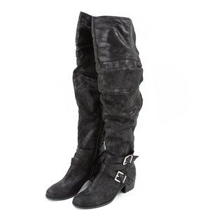Carlos Santana Jada Fabric Over The Knee Boot